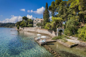 Magnificent Seafront Corfu Villa - 5 En-Suite Bedrooms -The Durrells House | Historic Elegance & Modern Luxuries - Direct Beach Access & Private Heated Pool